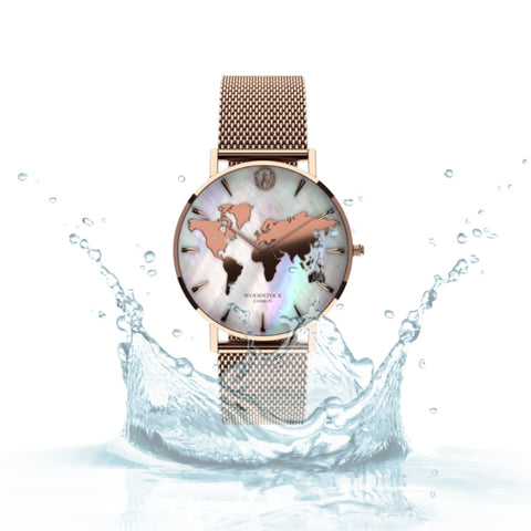Pearl World Map ® Montre Étanche