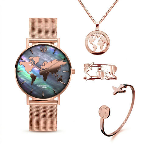 Pearl World Map Luxury Set