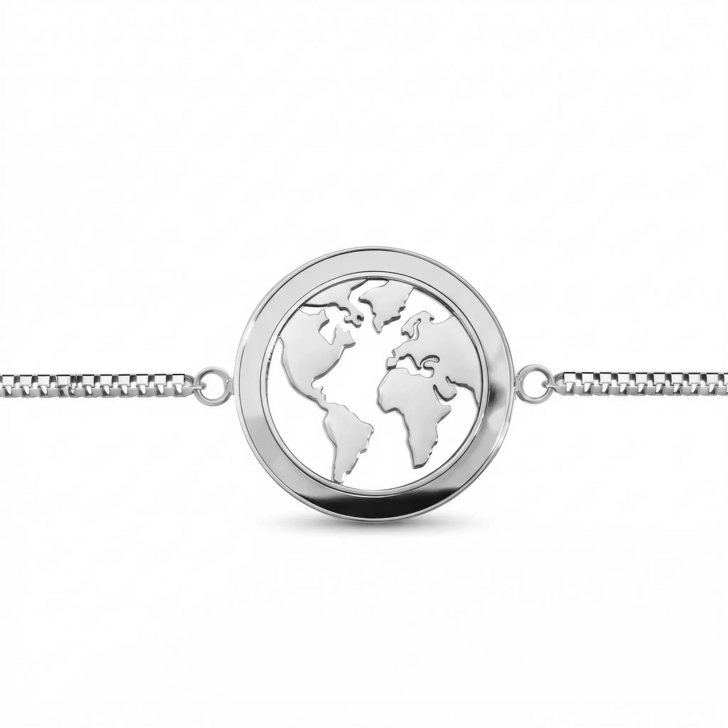 World Map Custom Bracelet