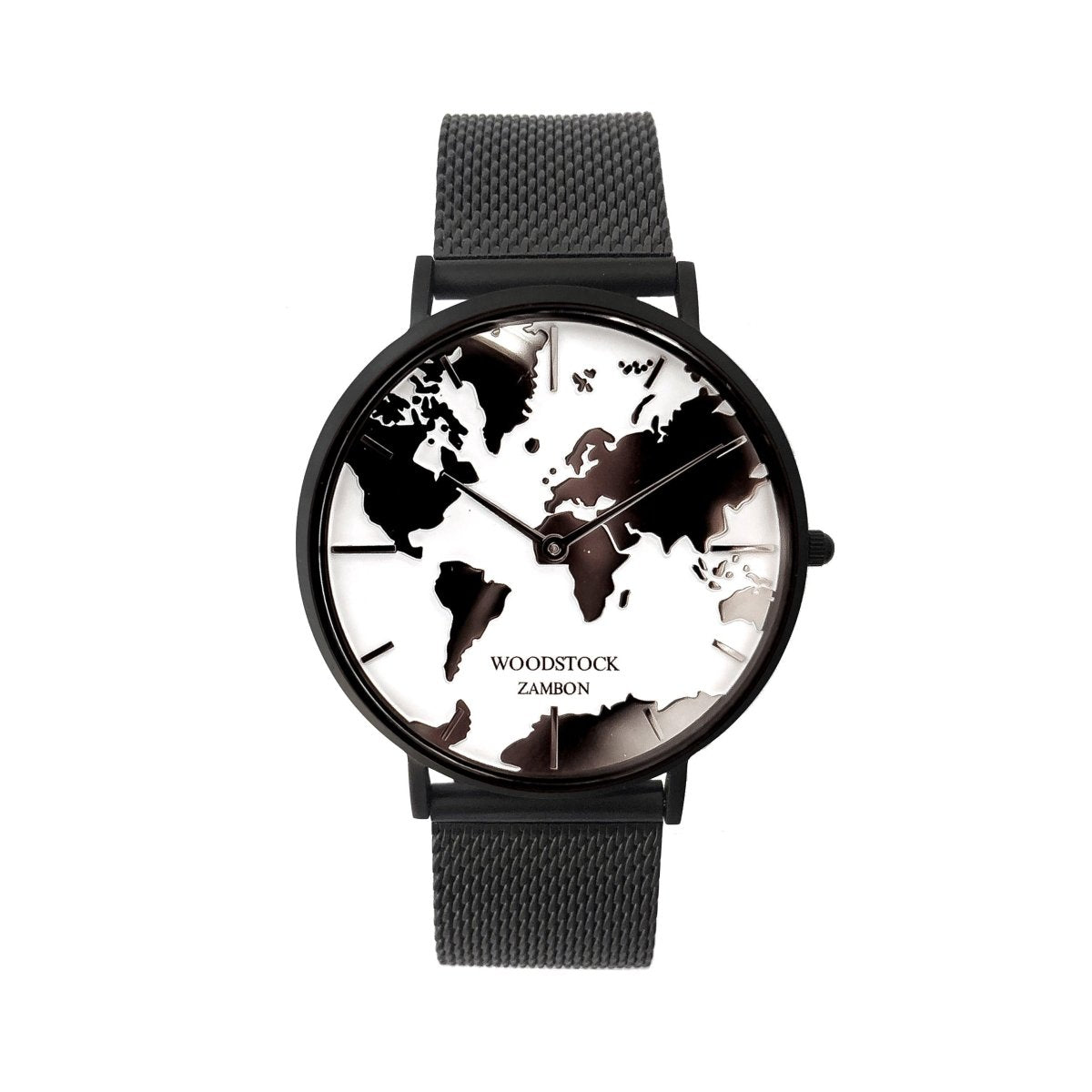 Classic World Map Waterproof Watch - Limited Edition - WOODSTOCK ZAMBON