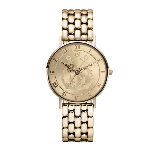 Golden Anchor Waterproof Watch - WOODSTOCK ZAMBON