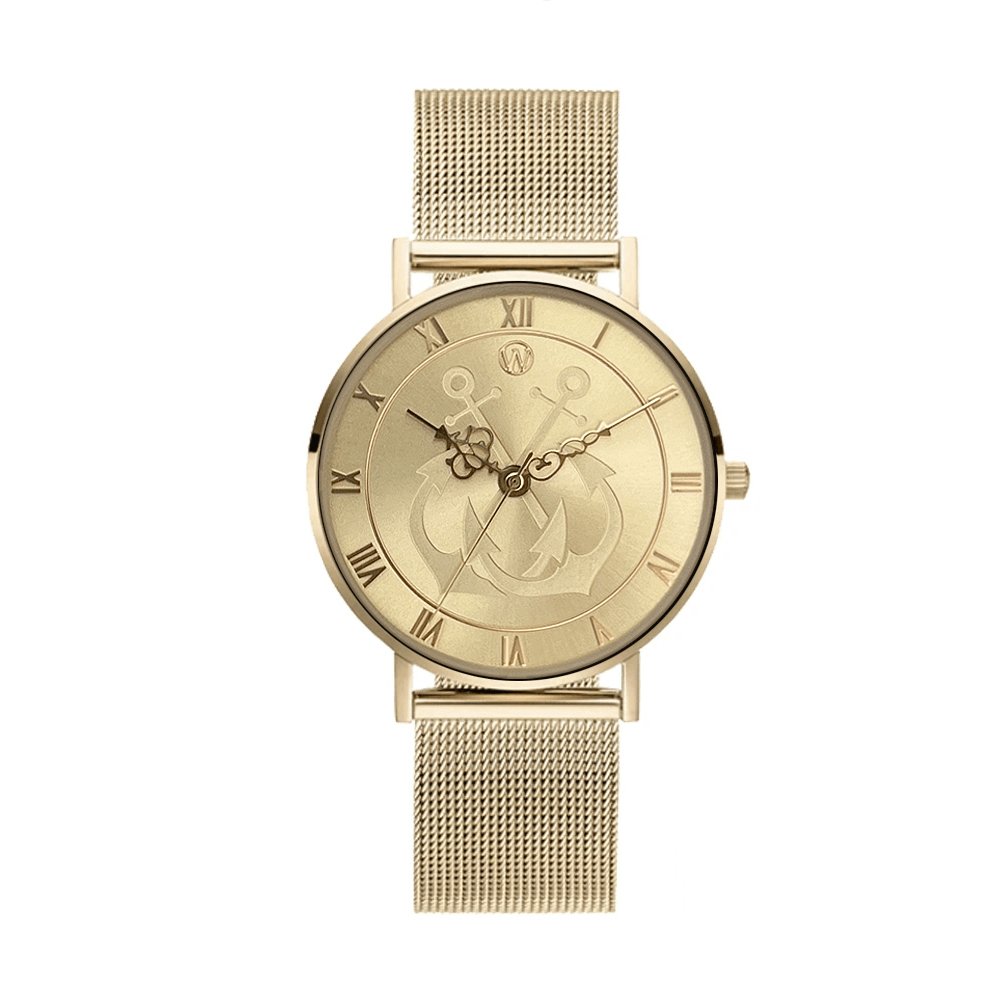 Golden Anchor Waterproof Watch - WOODSTOCK ZAMBON
