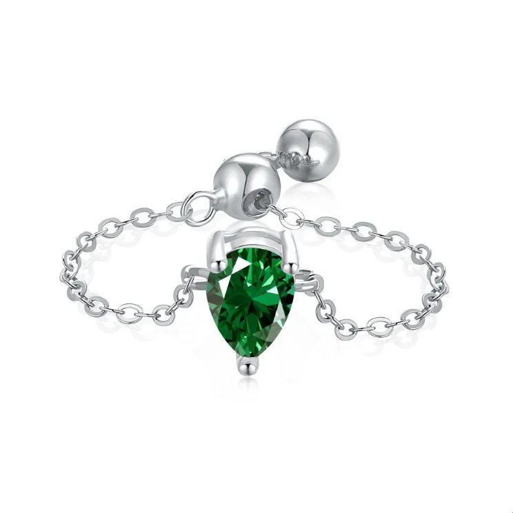 Green Chain Ring - WOODSTOCK ZAMBON