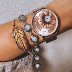 Hibiscus Waterproof Watch