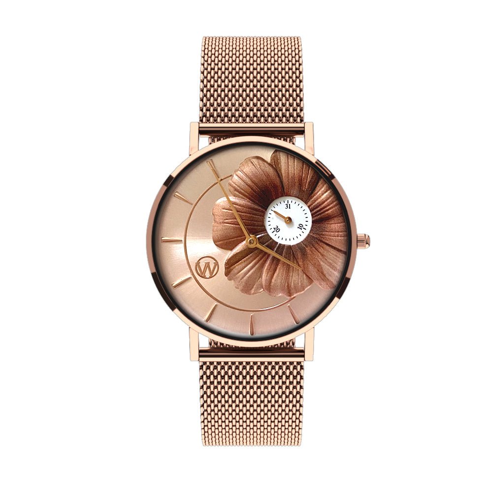 Hibiscus Waterproof Watch - WOODSTOCK ZAMBON