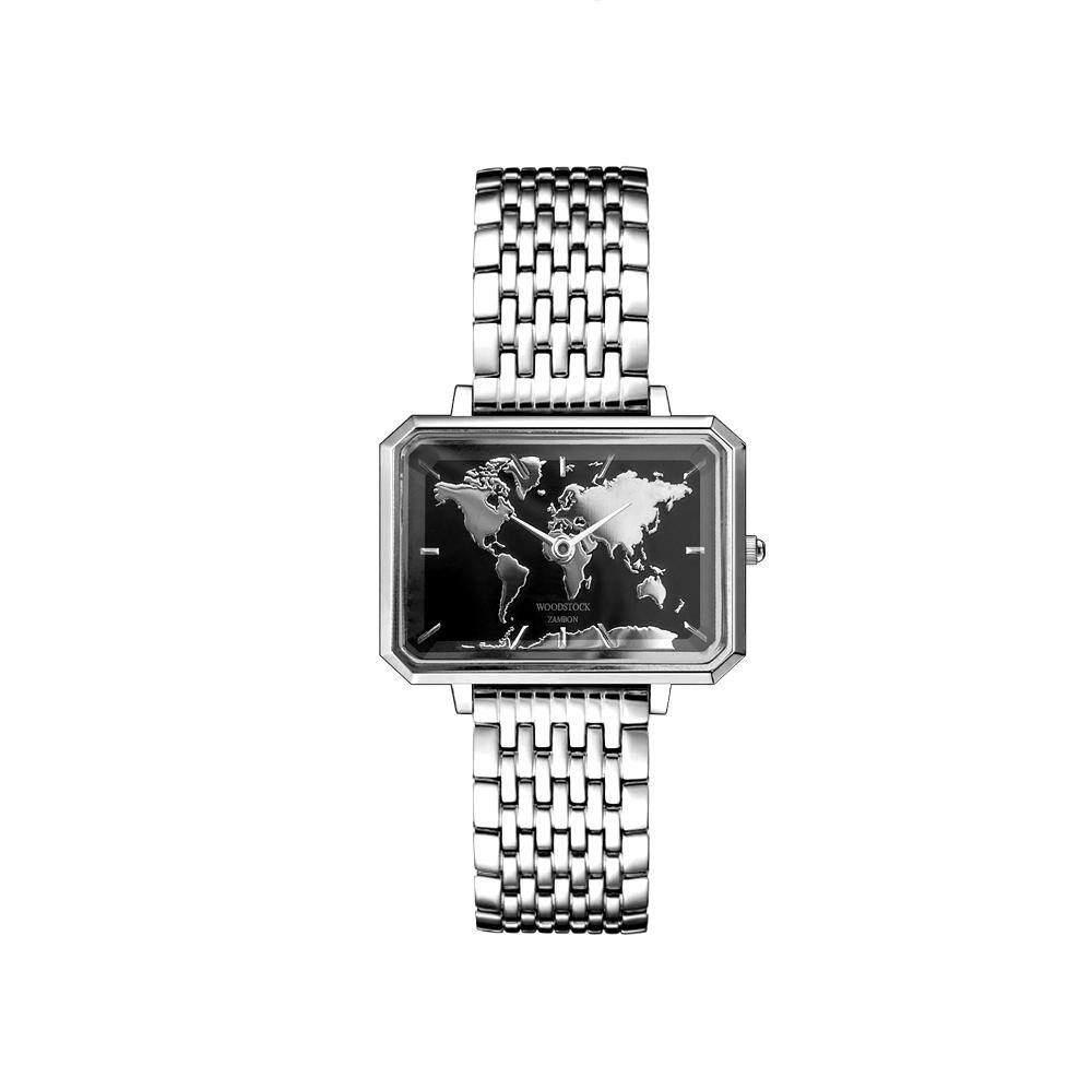 Map Of The World Waterproof Watch - WOODSTOCK ZAMBON
