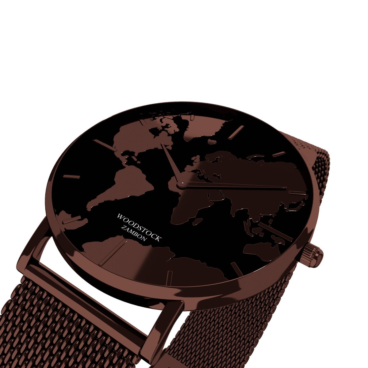 Moka Map Waterproof Watch- Limited Edition - WOODSTOCK ZAMBON