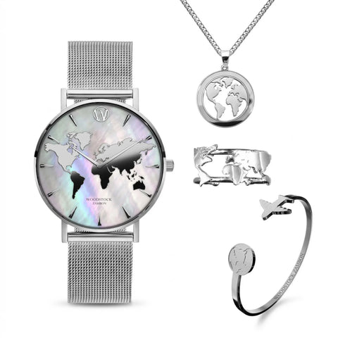 Pearl World Map Luxury Set