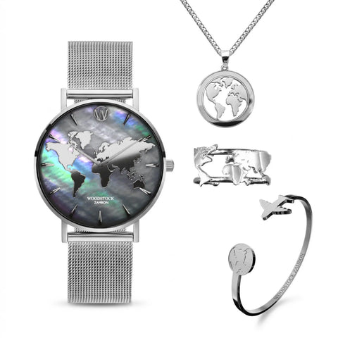Pearl World Map Luxury Set