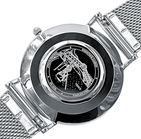Silver Anchor Waterproof Watch - WOODSTOCK ZAMBON
