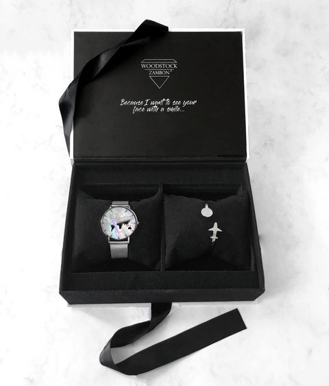 Silver Pearl Gifx Box - WOODSTOCK ZAMBON
