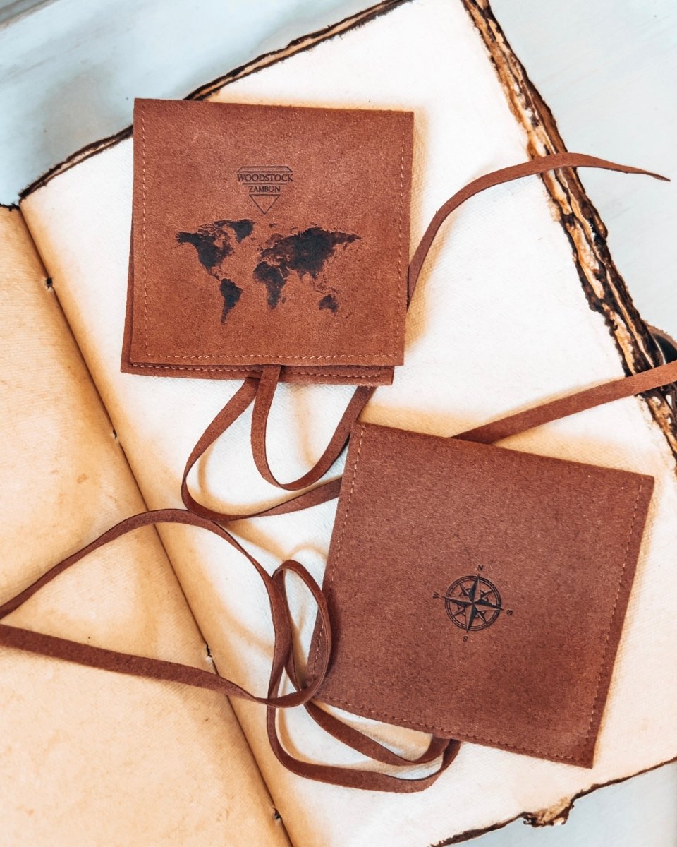 Suede Travel Jewelry Bag - WOODSTOCK ZAMBON