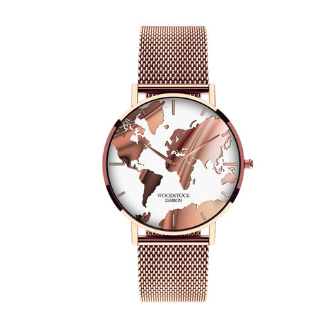 Sunset White Waterproof Watch - Limited Edition - WOODSTOCK ZAMBON