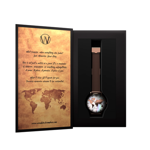 Pearl World Map ® Montre Étanche