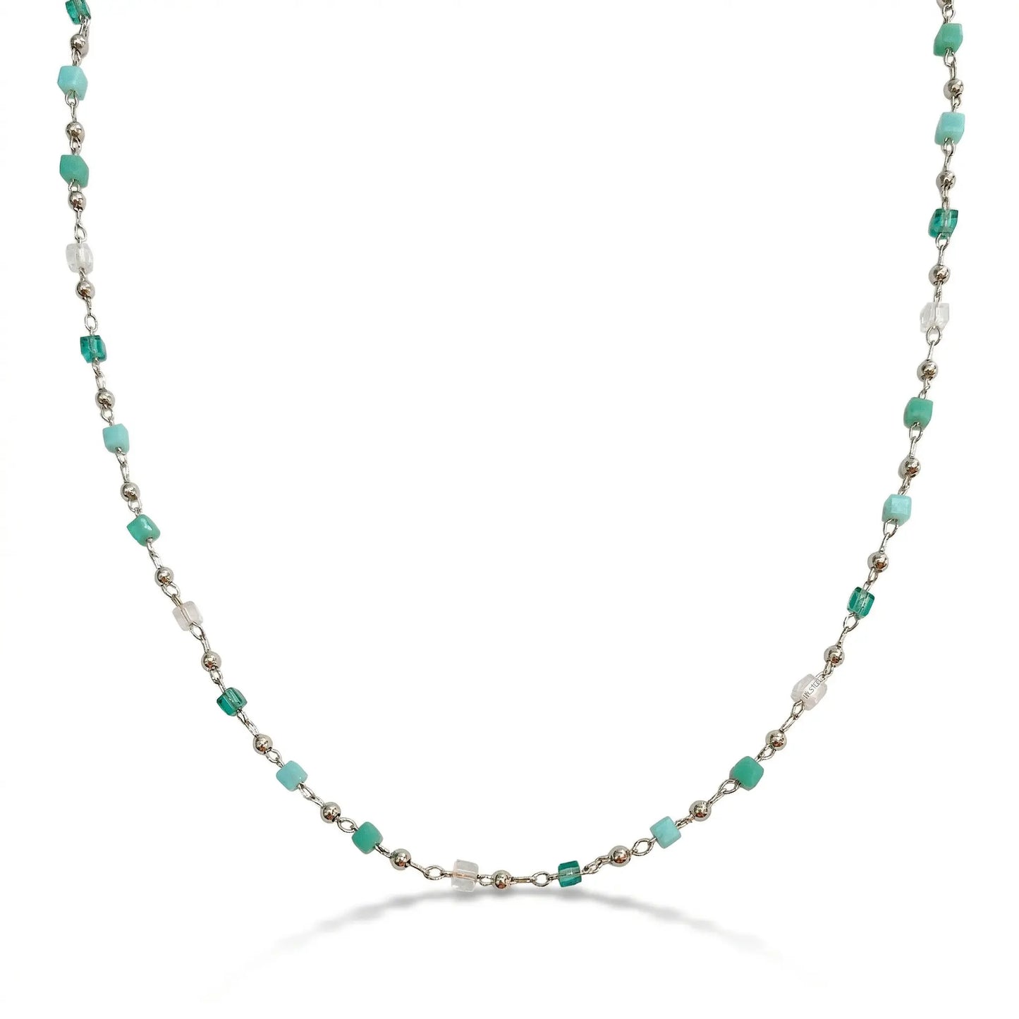 Sea Crystals Waterproof Necklace